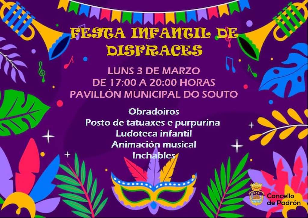 Festa Infantil de Disfraces  (2025) en Padrón