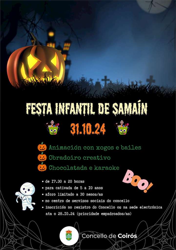 Festa Infantil de Samaín (2024) en Coirós