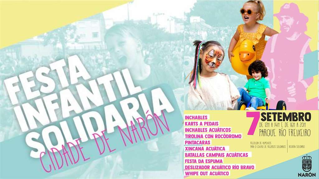 Festa Infantil Solidaria (2024) en Narón