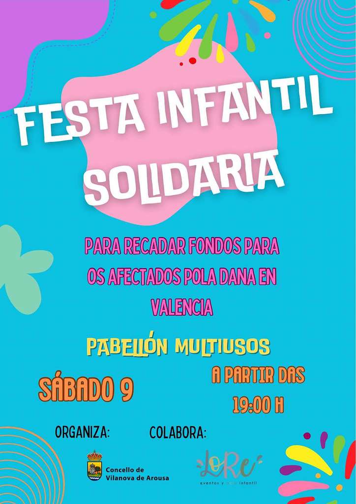 Festa Infantil Solidaria (2024) en Vilanova de Arousa