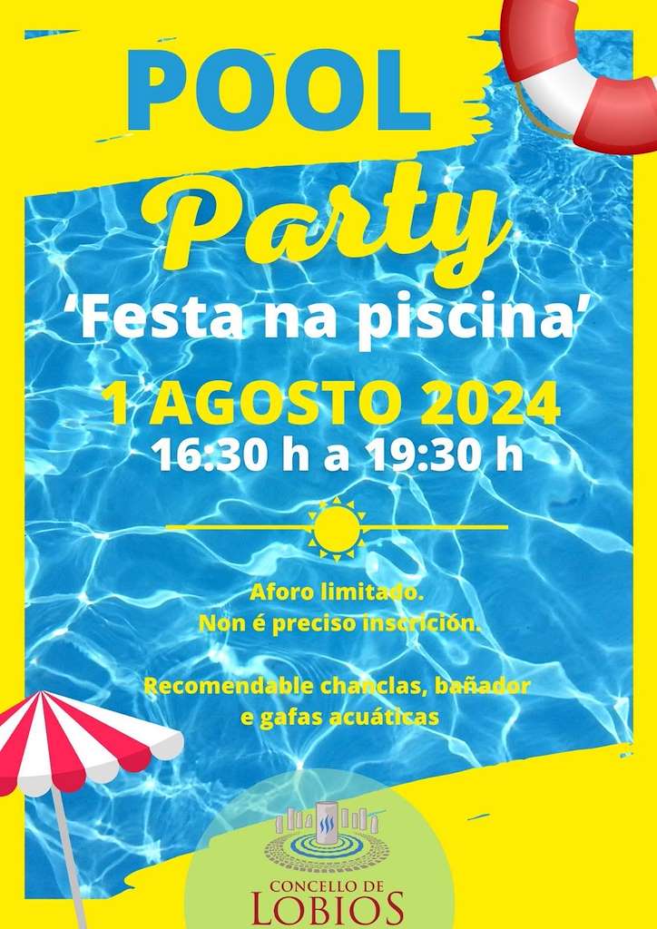 Festa na Piscina en Lobios