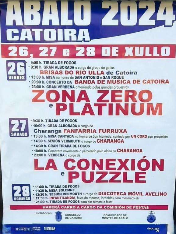 Festas de Abalo (2024) en Catoira