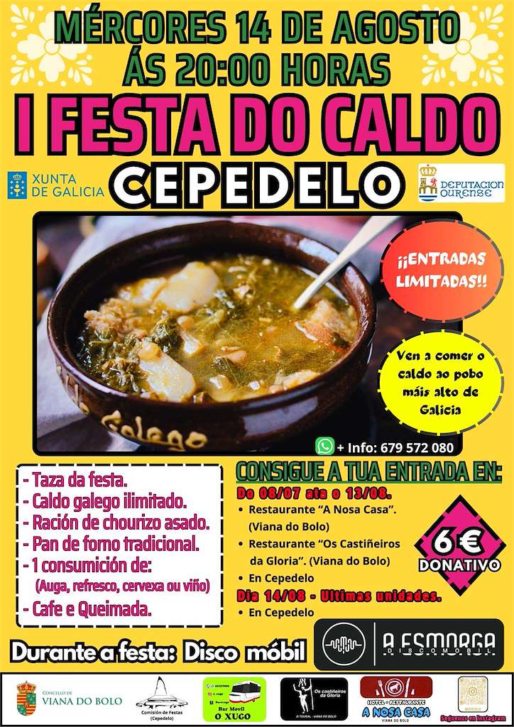 Festas de Cepedelo - I Festa do Caldo (2024) en Viana do Bolo