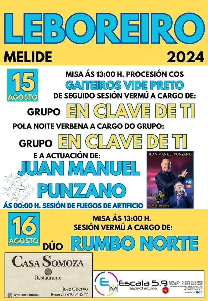 Festas de Leboreiro (2024) en Melide