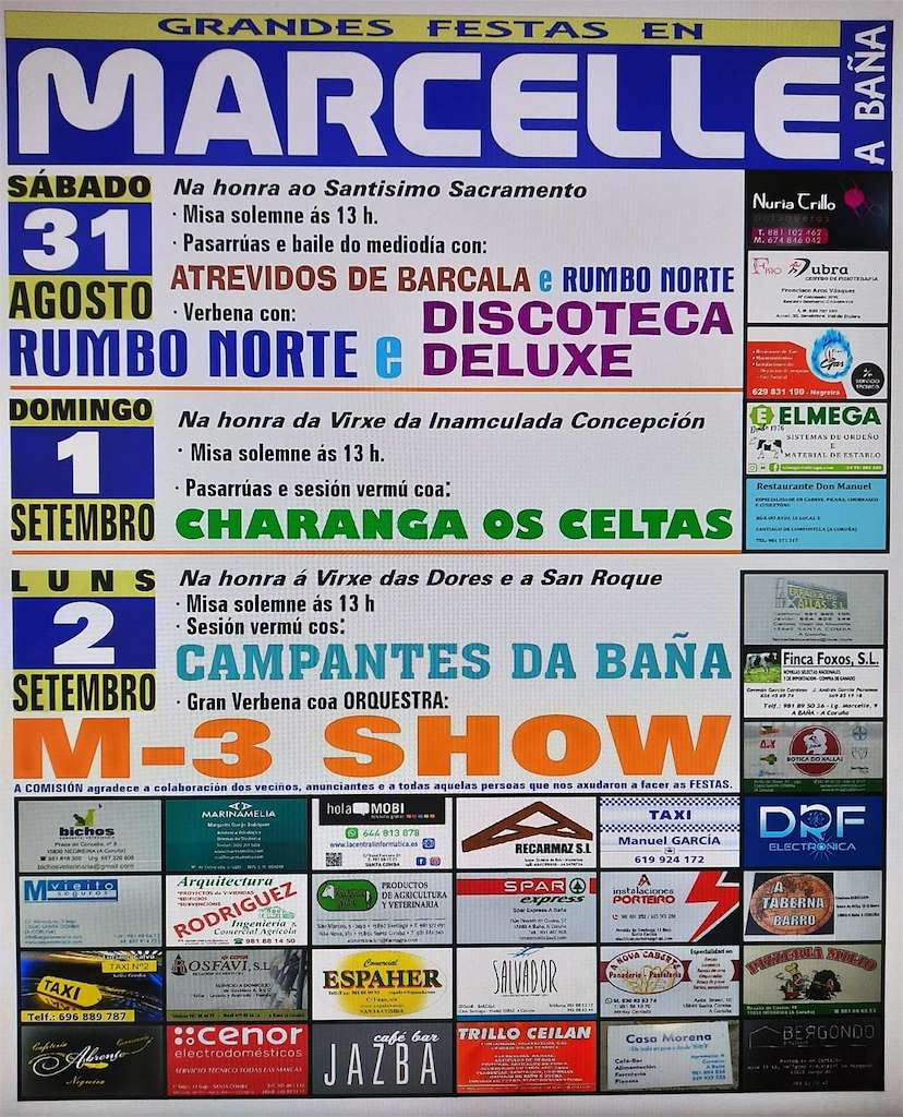 Festas de Marcelle en A Baña