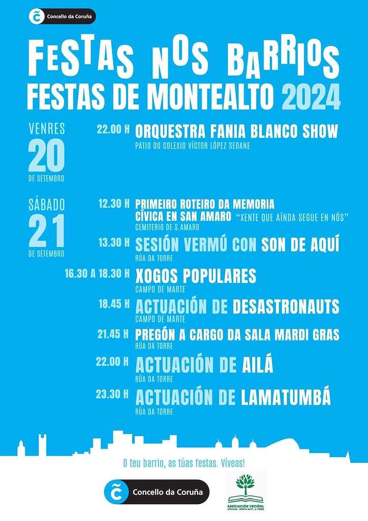 Festas de Monte Alto (2024) en A Coruña