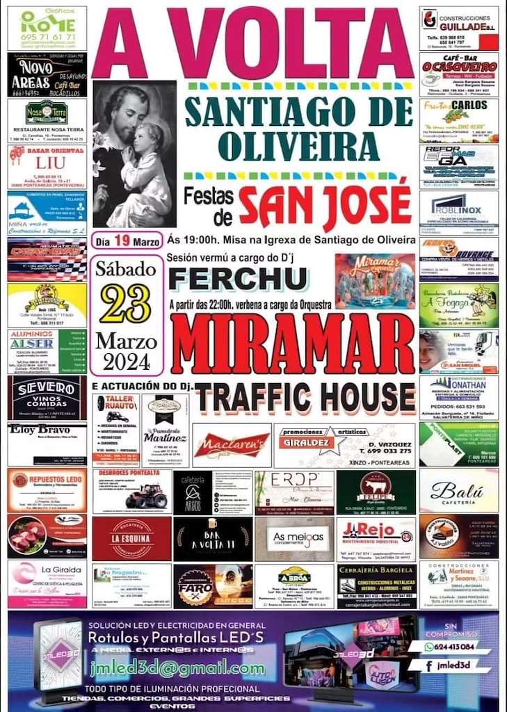 Festas de San José de Santiago de Oliveira en Ponteareas