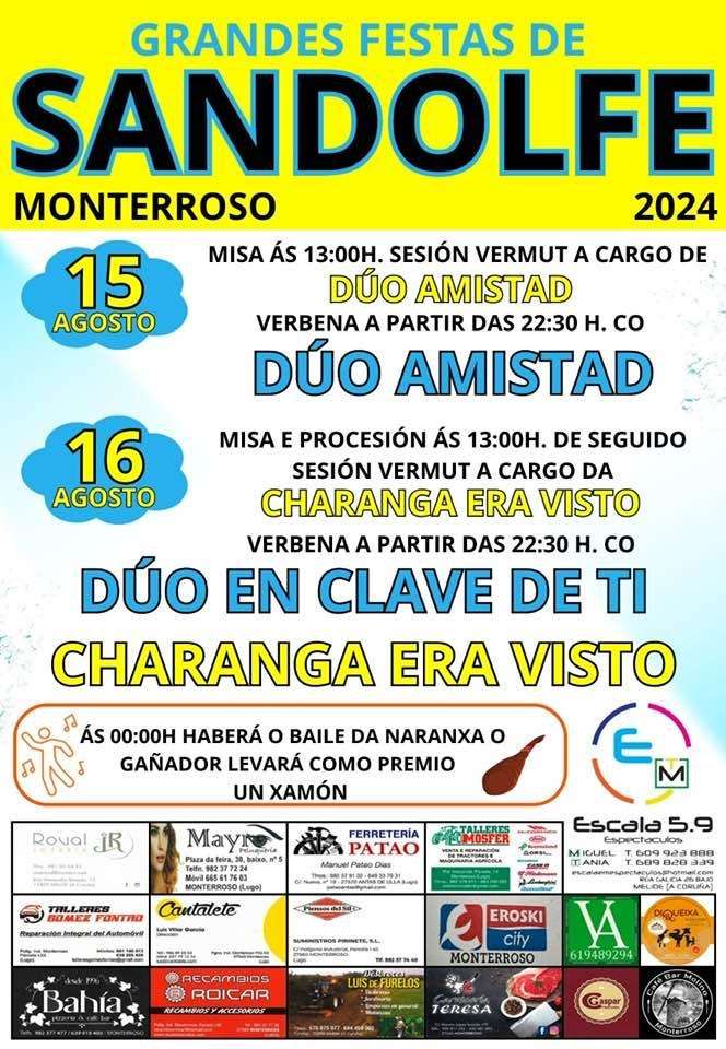 Festas de Sandolfe (2024) en Monterroso