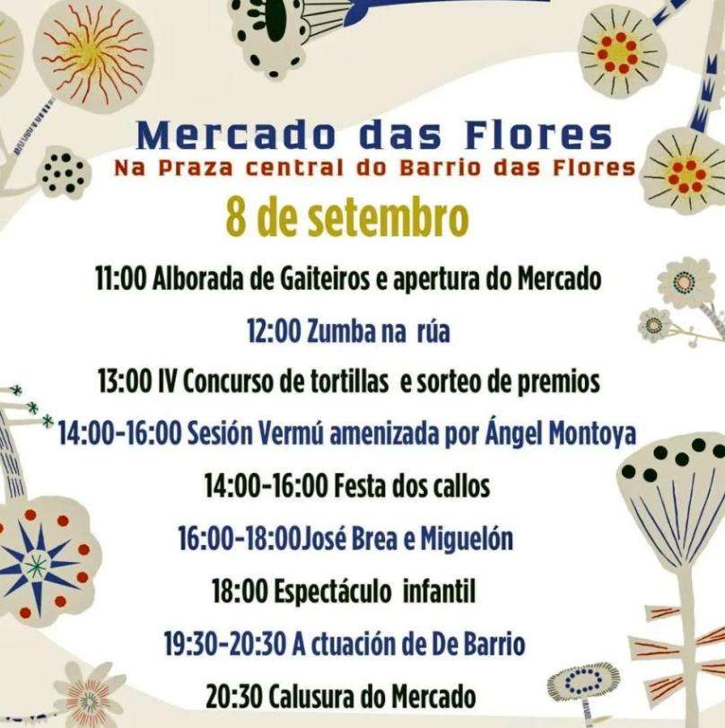 Festas do Barrio das Flores (2024) en A Coruña