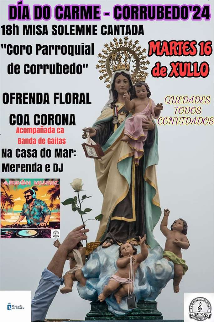 Festas do Carmen de Corrubedo (2024) en Ribeira