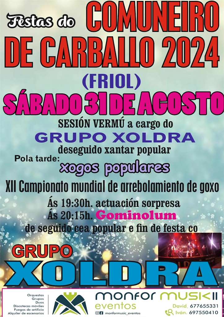 Festas do Comuneiro de Carballo (2024) en Friol