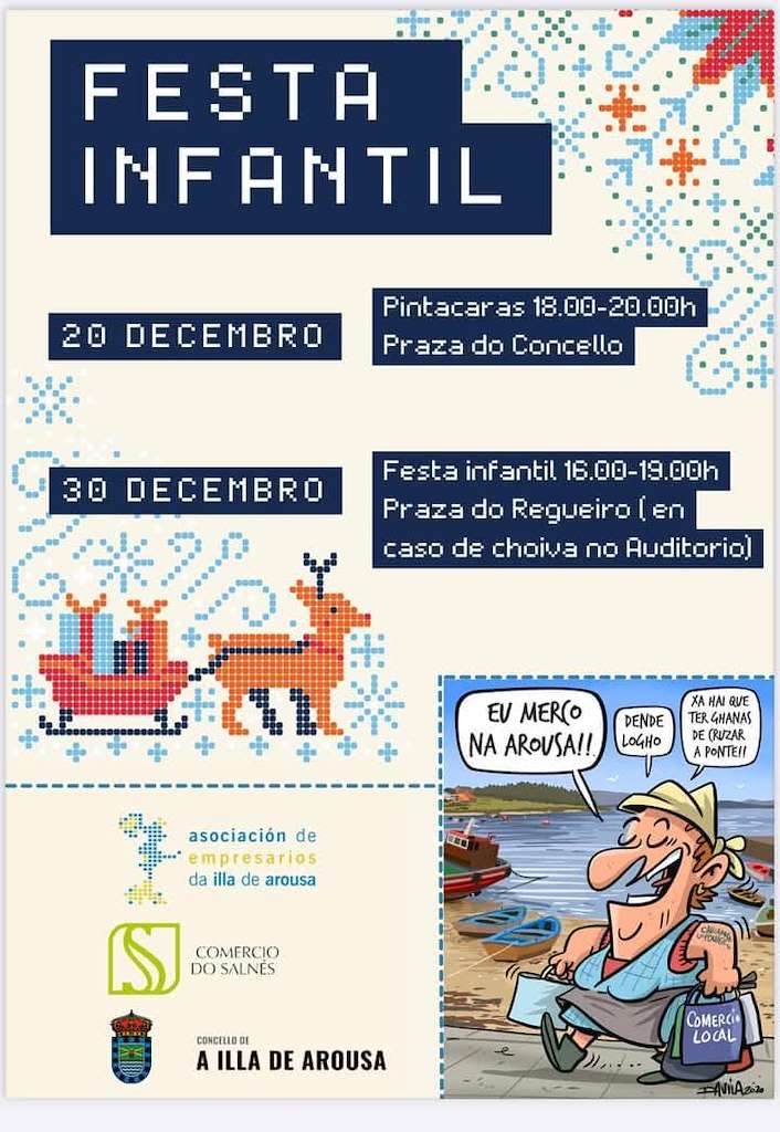 Festas Infantís de Nadal  (2024) en Illa de Arousa