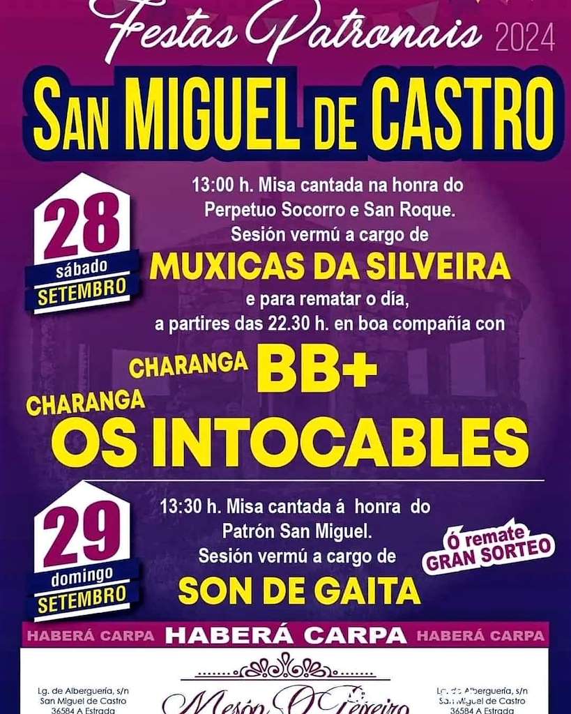 Festas Patronais de San Miguel de Castro en A Estrada