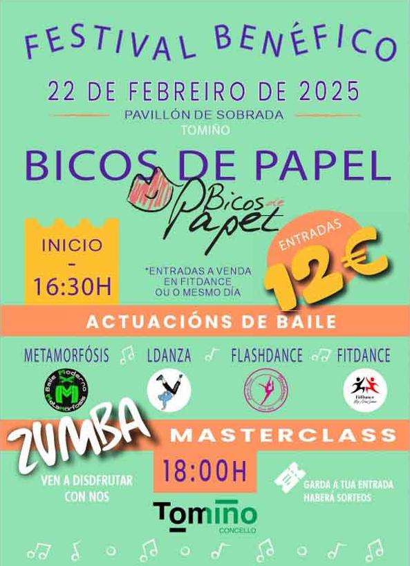 Festival Benéfico Bicos de Papel (2025) en Tomiño