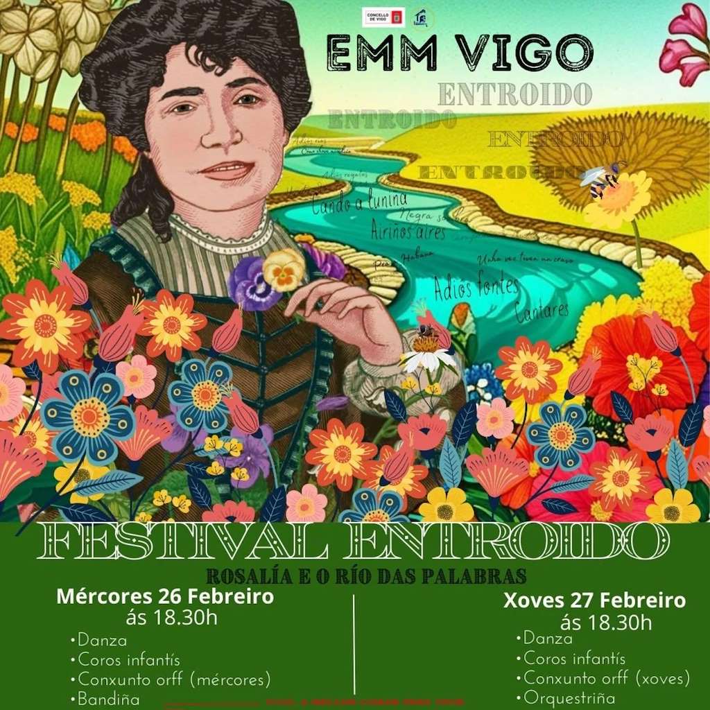 Festival de Entroido - Rosalía e o Río das Palabras (2025) en Vigo