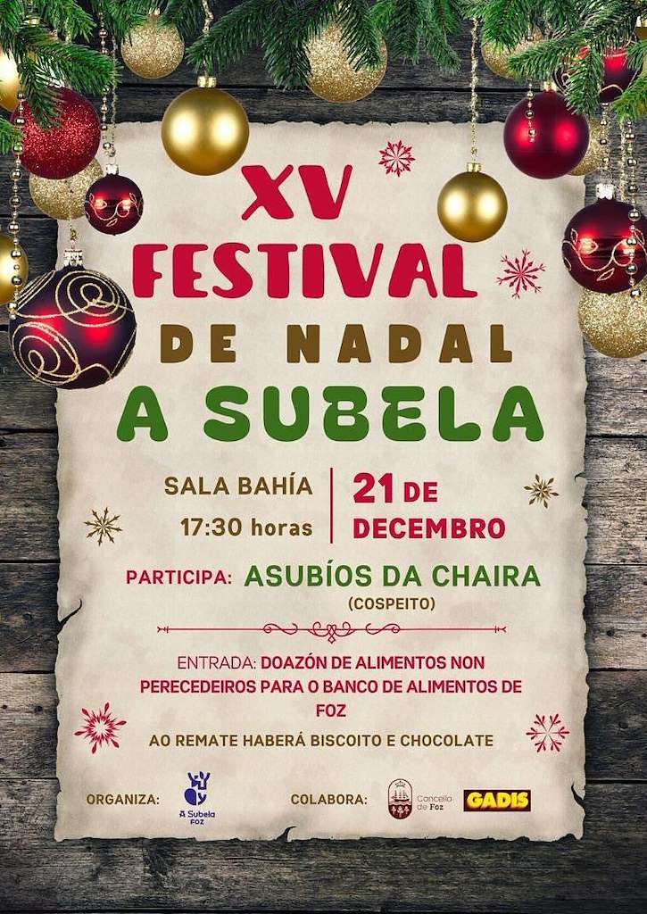 XV Festival de Nadal A Subela (2024) en Foz