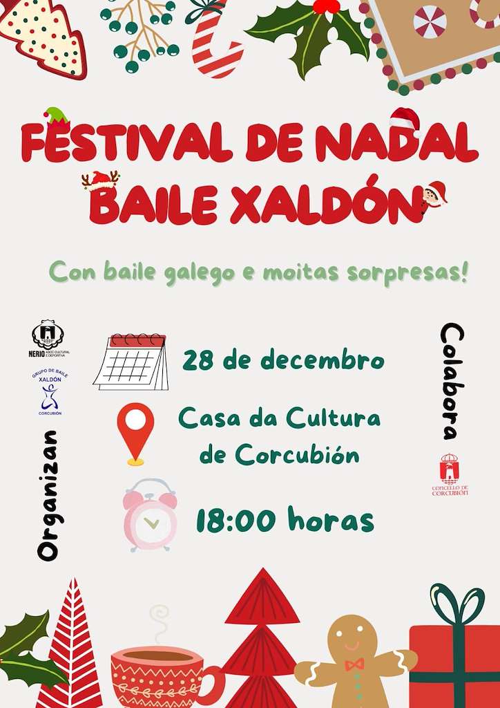 Festival de Nadal Baile Xaldón (2024) en Corcubión