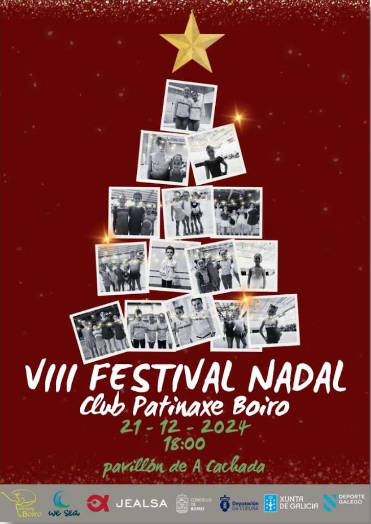 VIII Festival de Nadal Club Patinaxe (2024) en Boiro