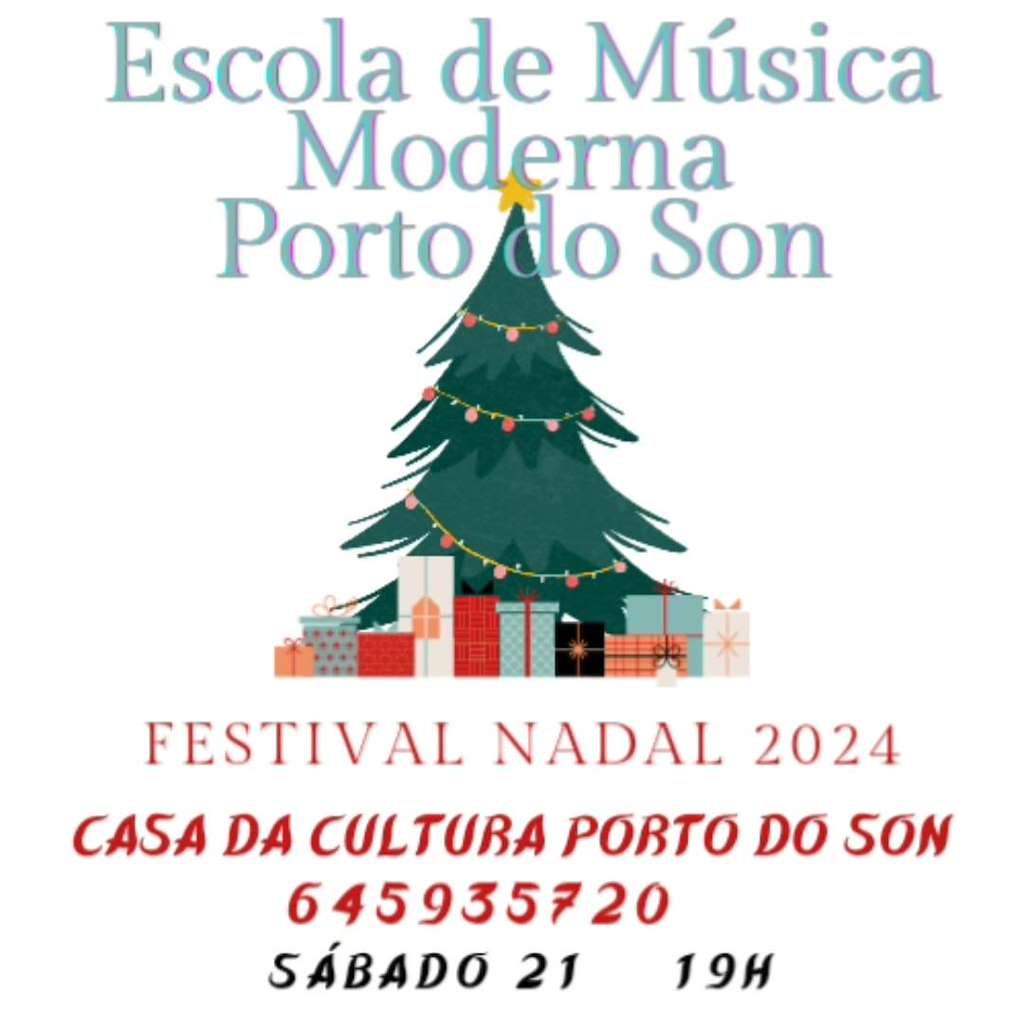 Festival de Nadal da Escola de Música Moderna (2024) en Porto do Son