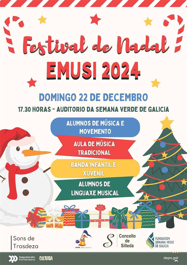 Festival de Nadal da Escola de Música (2024) en Silleda