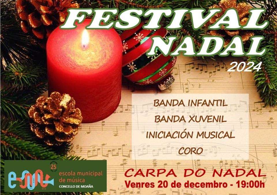 Festival de Nadal da Escola Municipal de Música  (2024) en Moaña