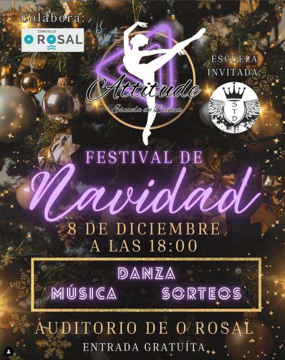 Festival de Navidad de Attitude  (2024) en O Rosal