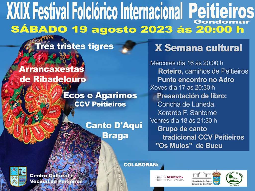 XXIX Festival Folclórico Internacional de Peitieiros en Gondomar