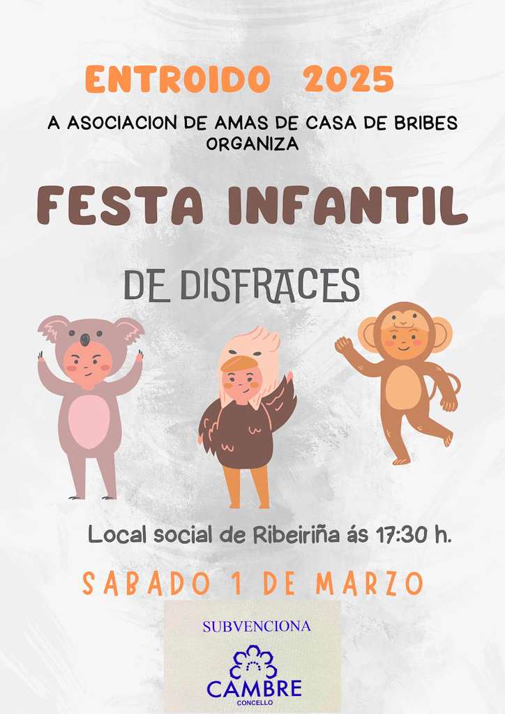 Festival Infantil de Disfraces de Bribes  (2025) en Cambre