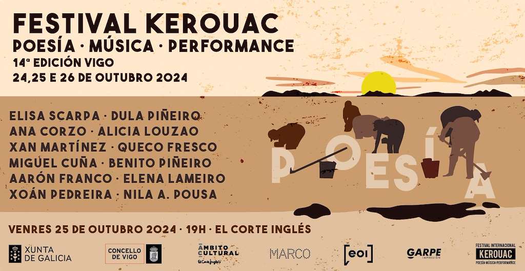 XIV Festival Kerouac - Festival Internacional de Poesía y Performance (2024) en Vigo