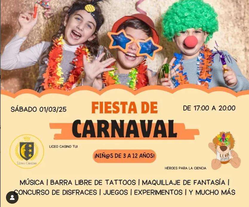 Fiesta de Carnaval del Liceo Casino (2025) en Tui