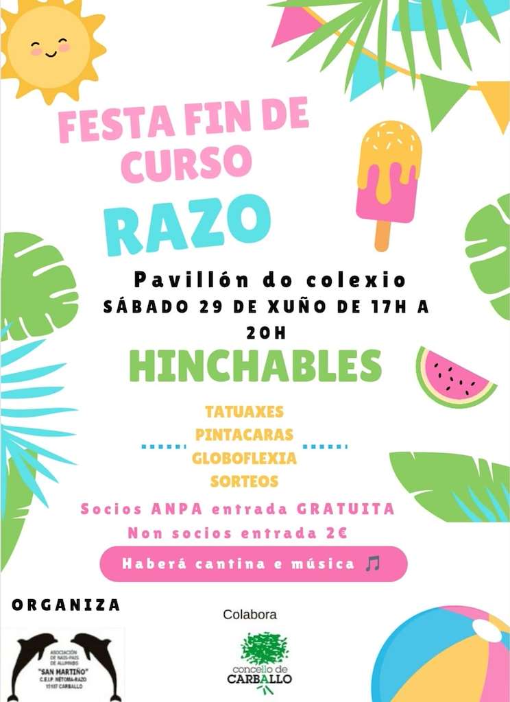 Fiesta de Fin de Curso de Razo  (2024) en Carballo