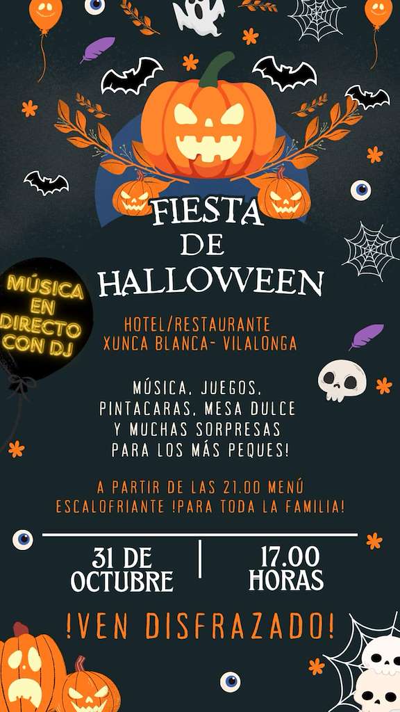 Fiesta de Halloween de Xunca Blanca (2024) en Sanxenxo