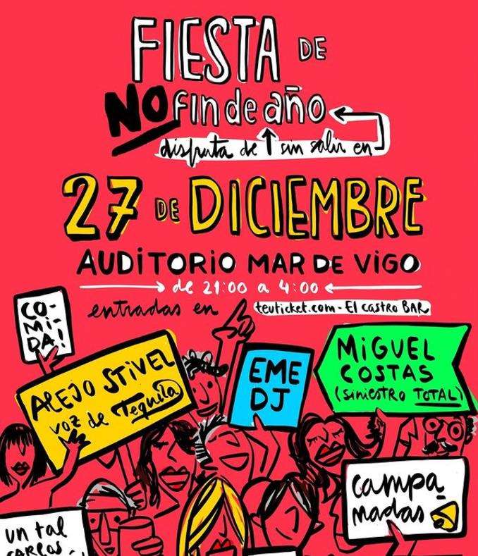 Fiesta de No Fin de Año (2024) en Vigo