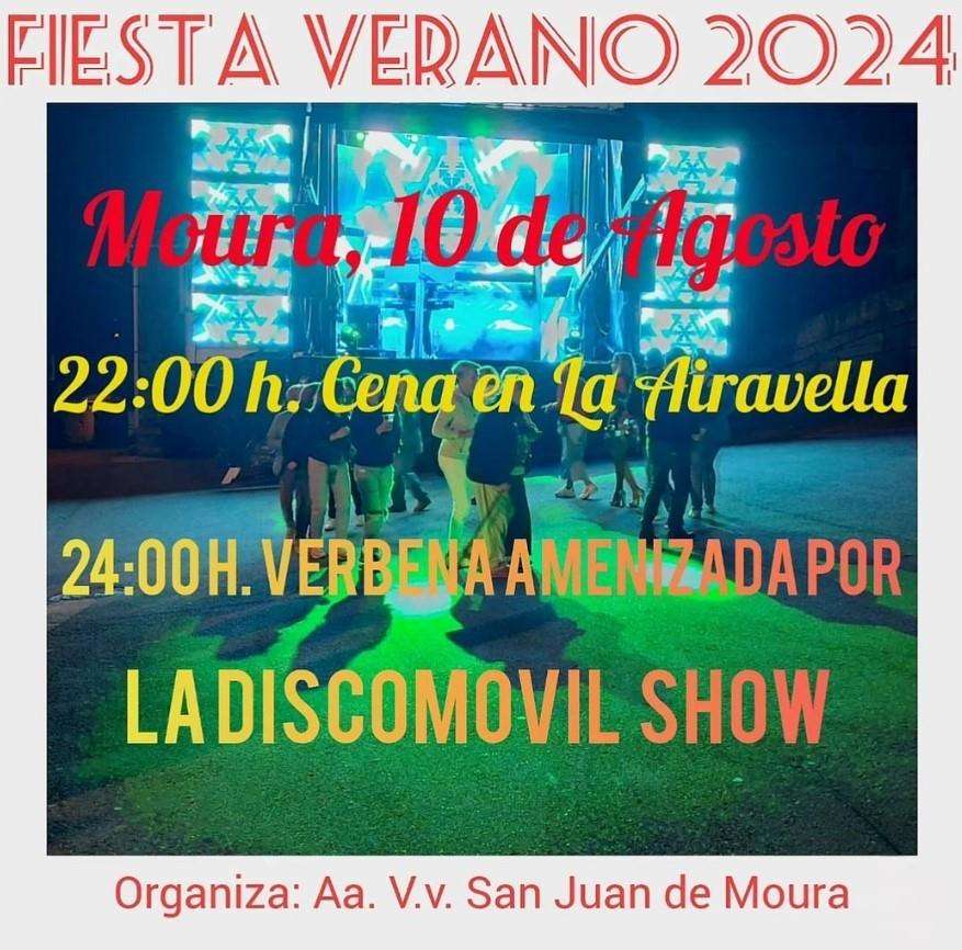 Fiesta de Verano de Moura (2024) en Nogueira de Ramuín