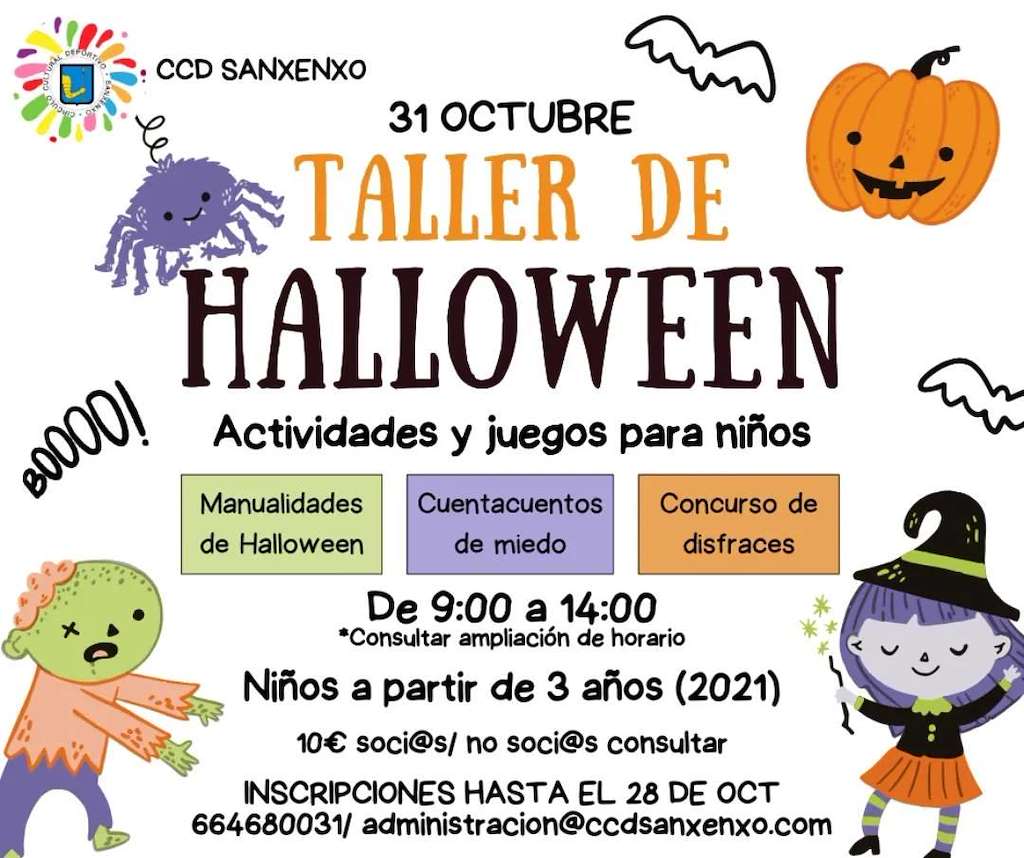 Fiesta Terrorífica de Halloween en Sanxenxo