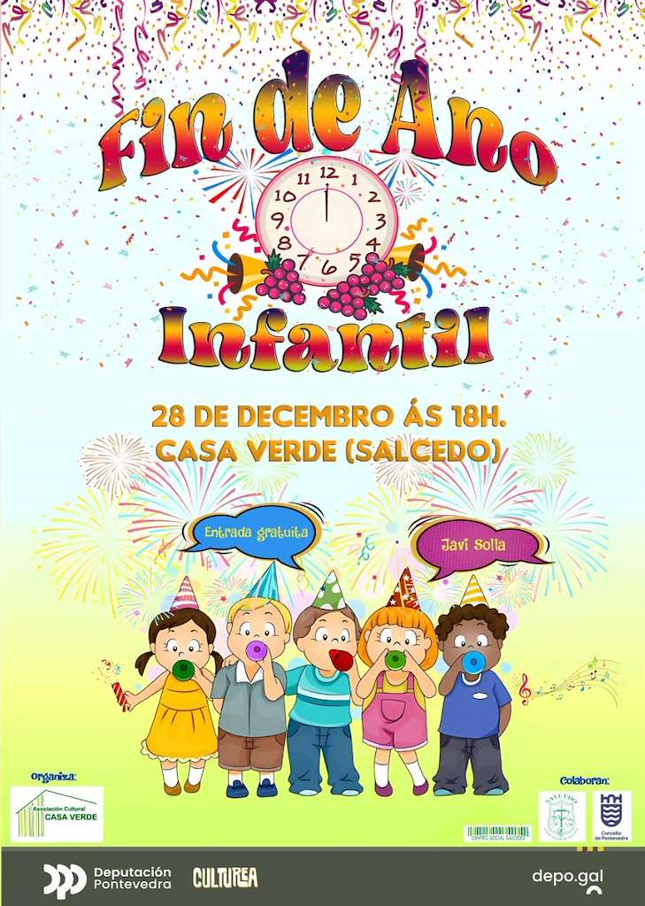 Fin de Ano Infantil de Salcedo (2024) en Pontevedra