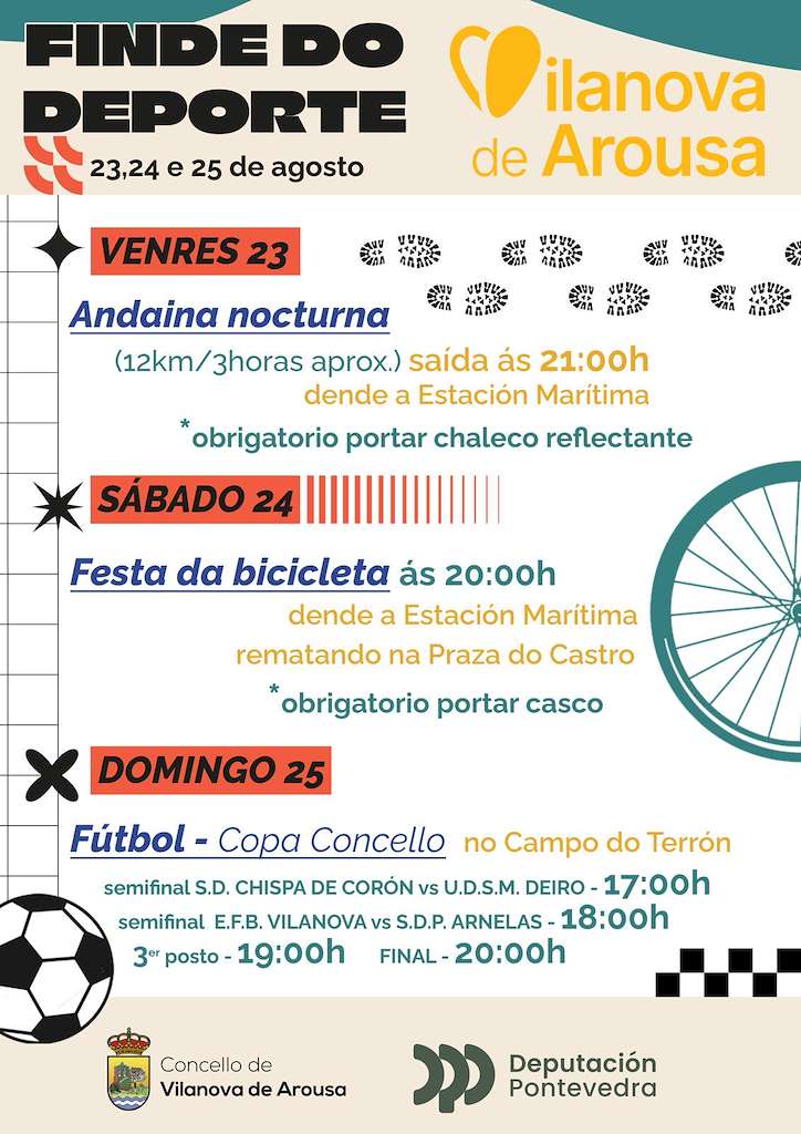 Finde do Deporte en Vilanova de Arousa