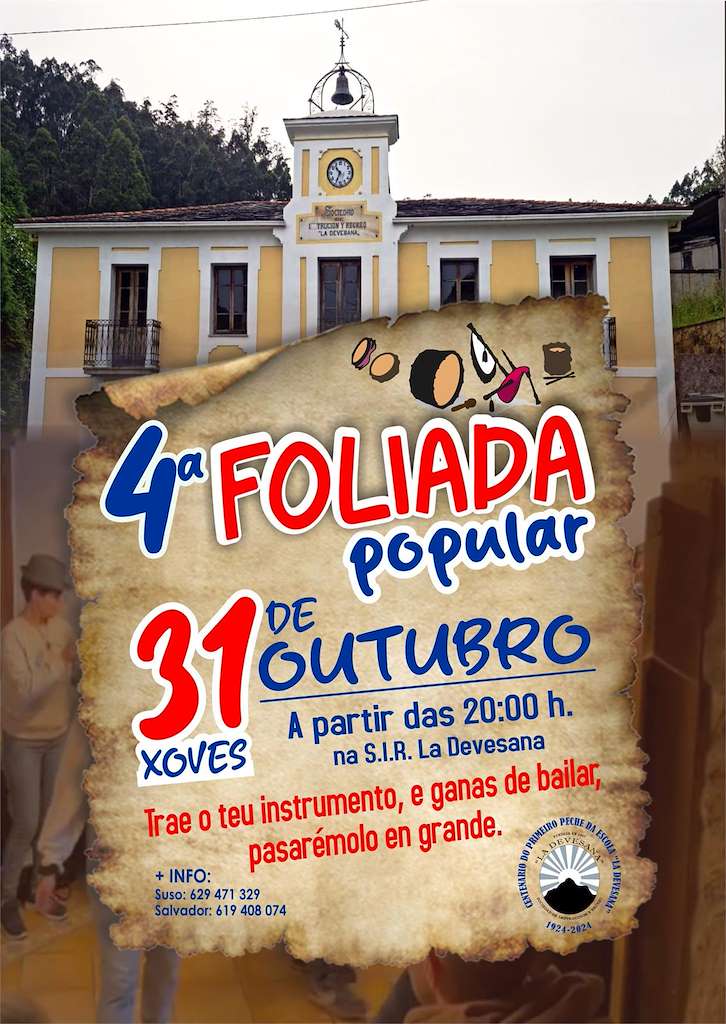 IV Foliada Popular de Devesos (2024) en Ortigueira