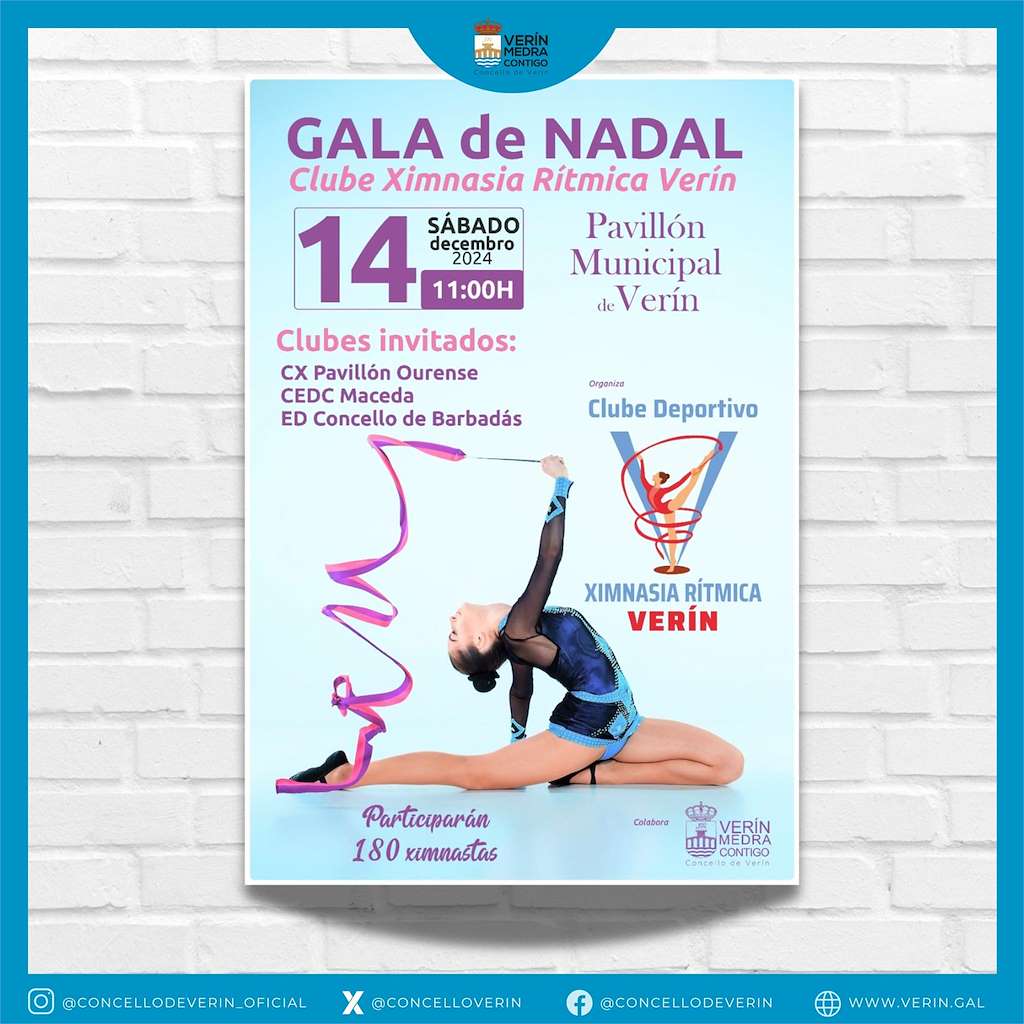 Gala de Nadal de Ximnasia Ritmica (2024) en Verín