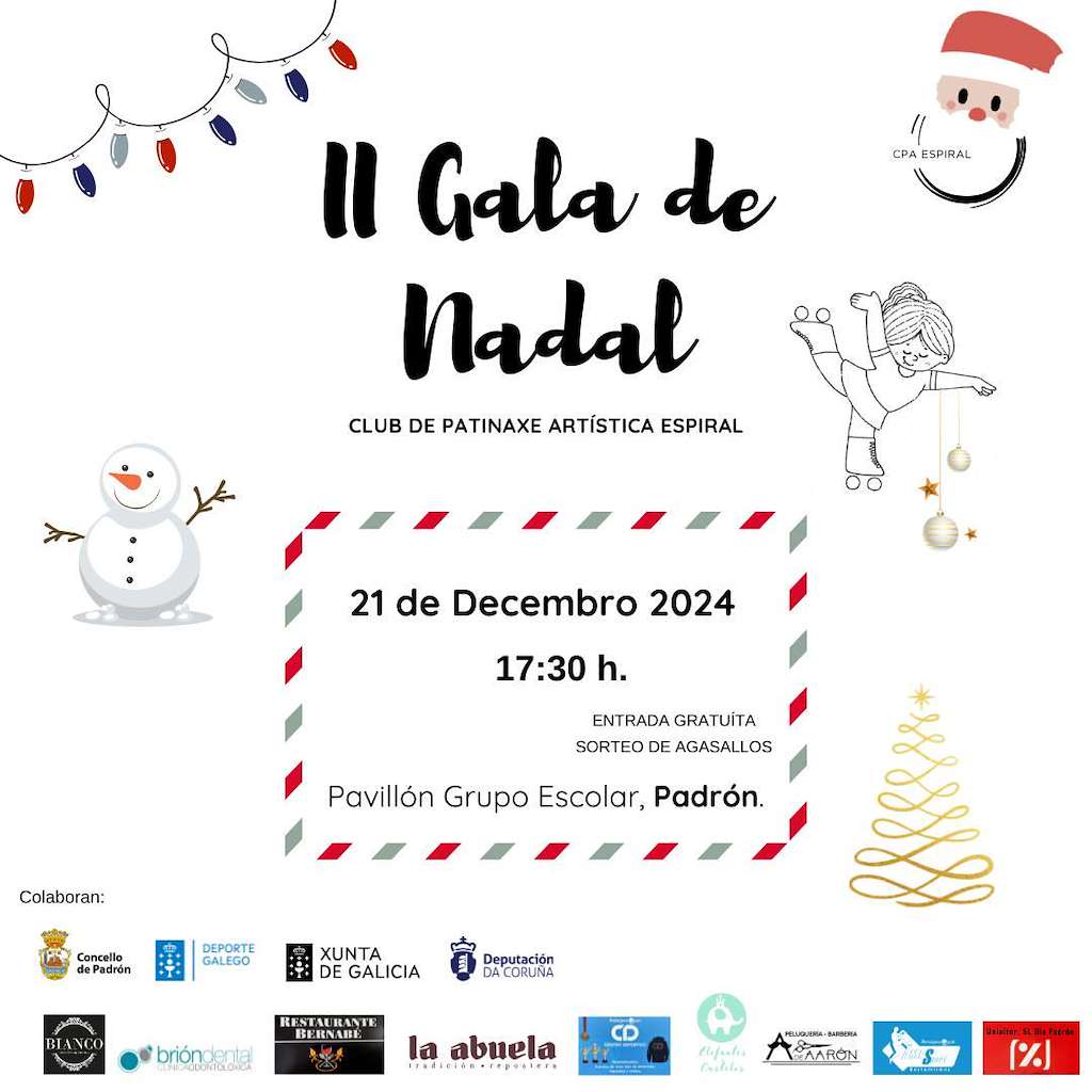 II Gala de Nadal Patinaxe Artística (2024) en Padrón