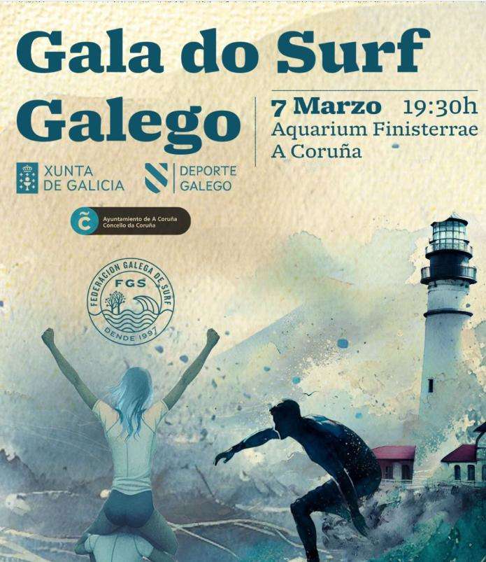 Gala do Surf Galego (2025) en A Coruña