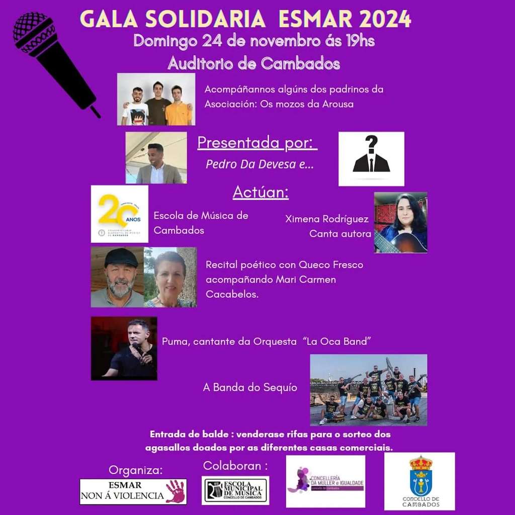 Gala Solidaria Esmar (2024) en Cambados