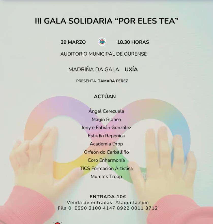 III Gala Solidaria por Eles Tea (2025) en Ourense