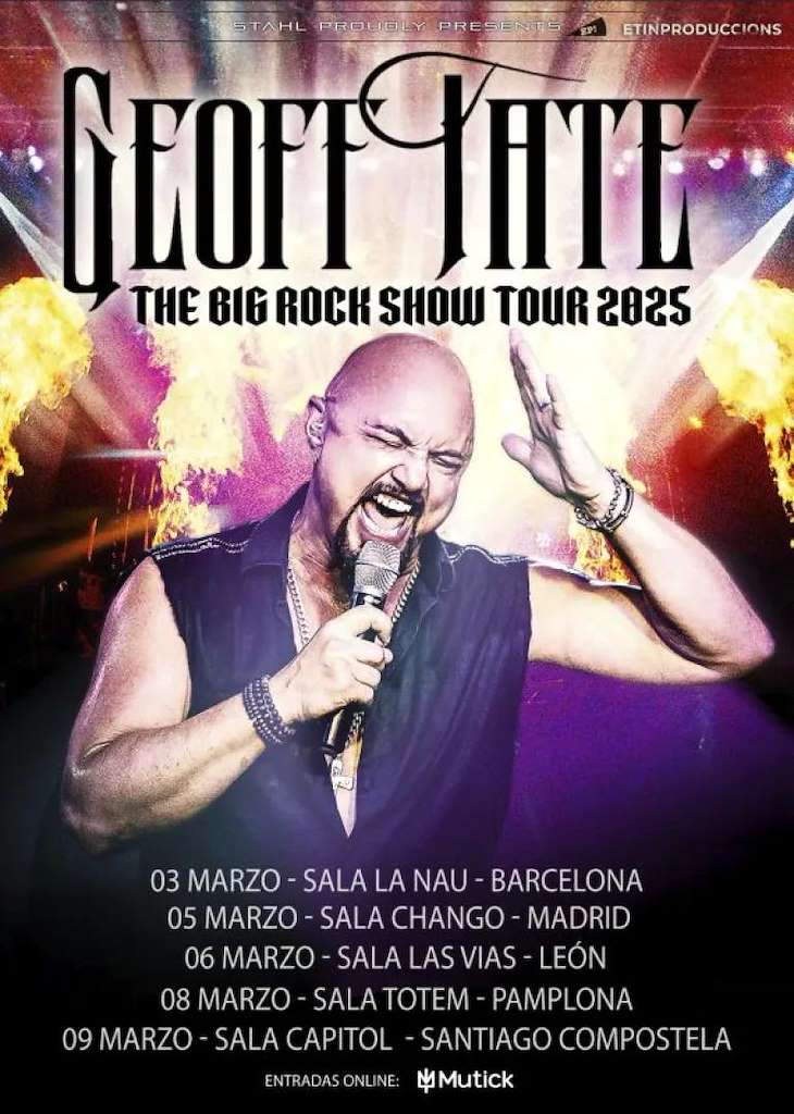 Geoff Tate's Plays Queensryche's Greats Hits (2025) en Santiago de Compostela