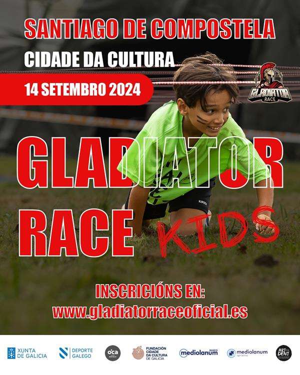 Gladiator Race Kids (2024) en Santiago de Compostela