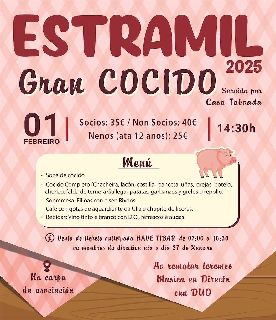 Gran Cocido de Estramil (2025) en Laracha