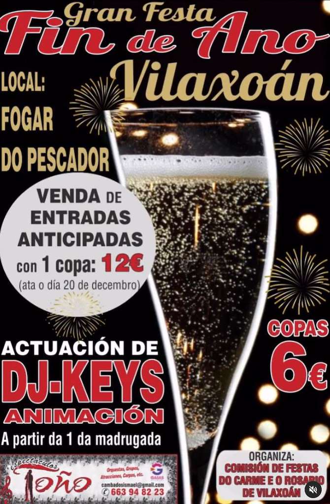 Gran Festa Fin de Ano de Vilaxoán  (2024) en Vilagarcía de Arousa