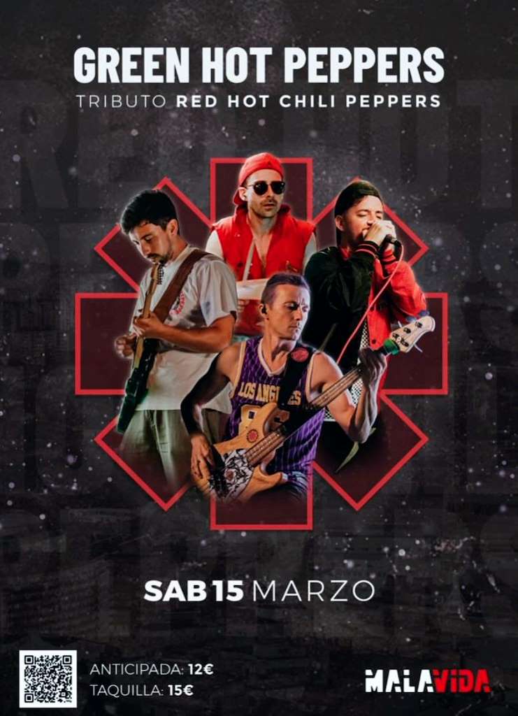 Green Hot Peppers - Tributo Red Hot Chili Peppers (2025) en A Coruña