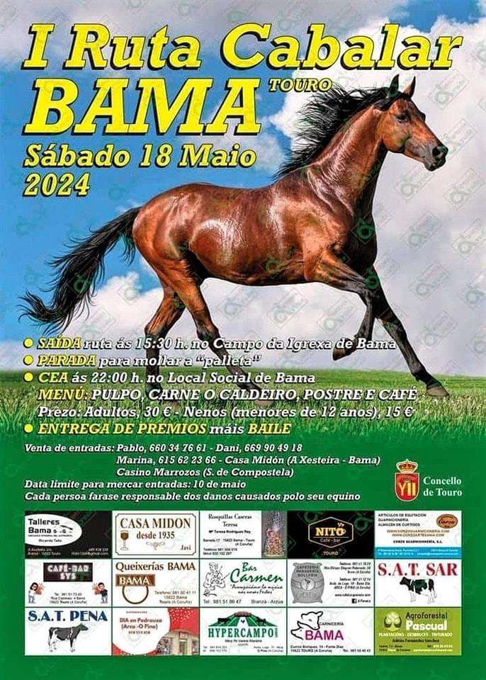 I Ruta Cabalar En Bama En Touro