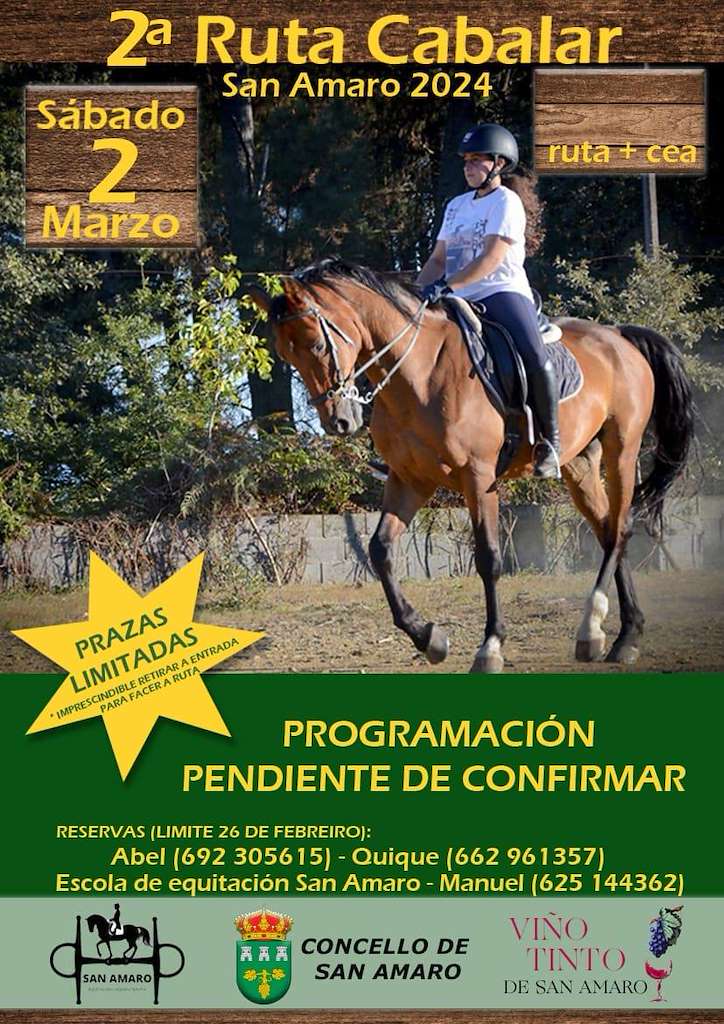 Ii Ruta Cabalar En San Amaro